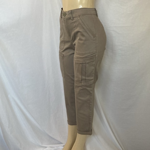 DEMOCRACY Jeans Tummy Control Size 8 Roll Cuff Cargo Pocket Utility Pants NWOT - Picture 4 of 8